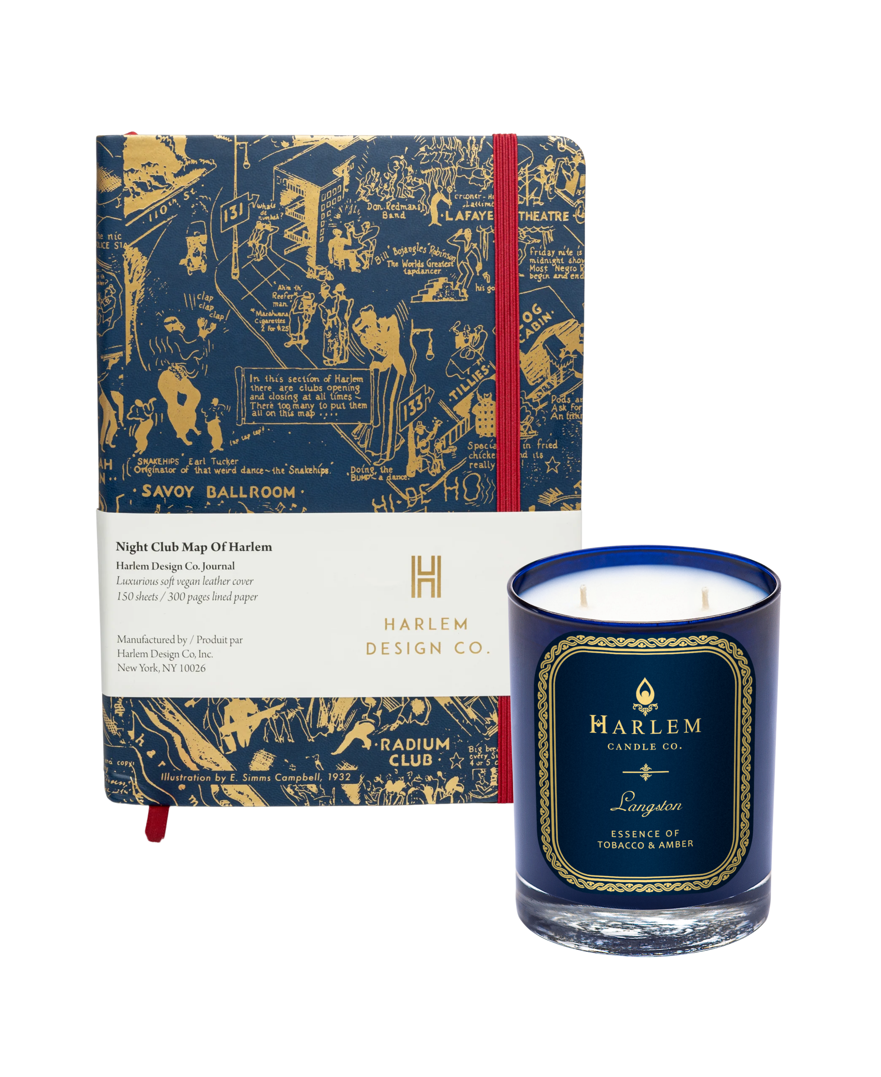 Langston Candle + Journal Set