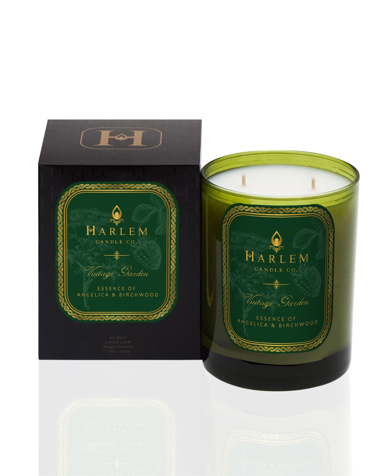 image of 2 wick 12 oz Vintage Garden candle