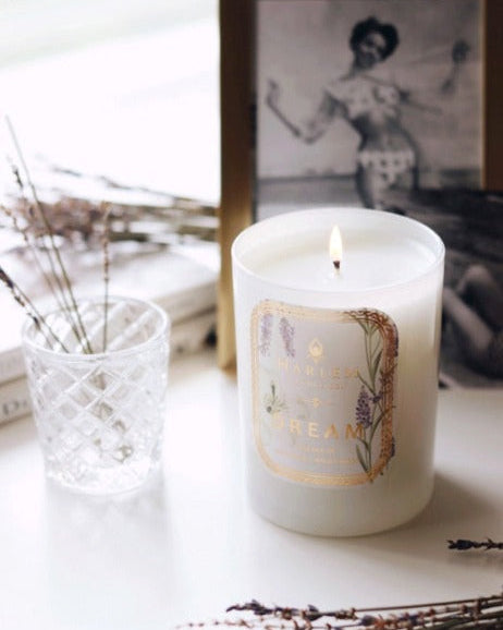 Lifestyle image of our dream candle