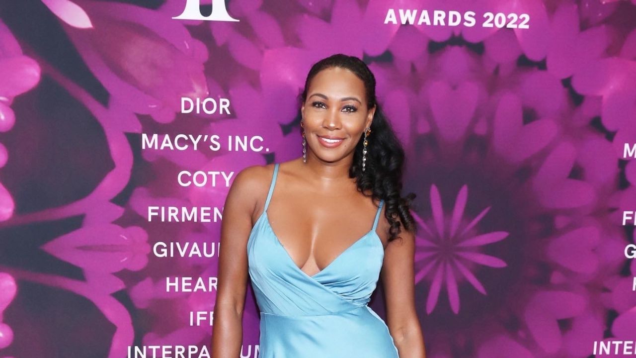 Harlem Candle Company founder, Teri Johnson, at the 2022 Fragrance Foundation Awards.