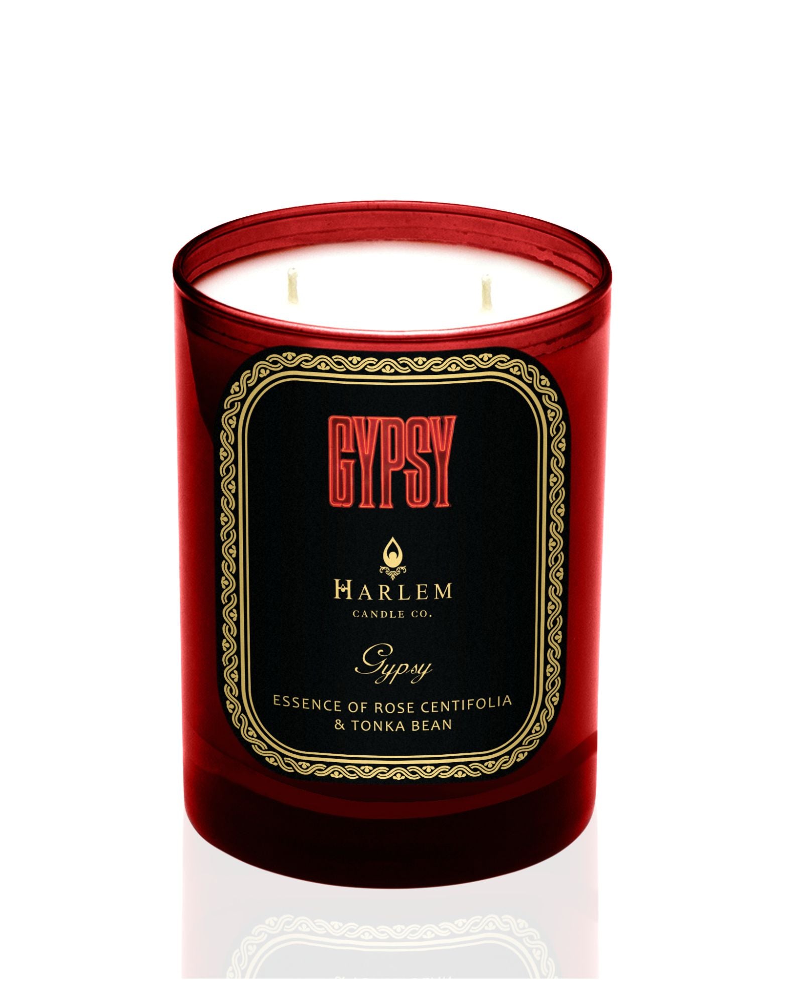 This is an image of our Gypsy x Harlem Candle Co candle on a white background.
